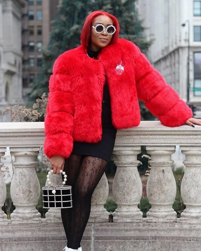 Delta Sigma Theta Fur Coat