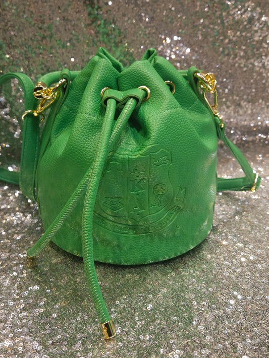 Alpha Kappa Alpha drawstring-purse
