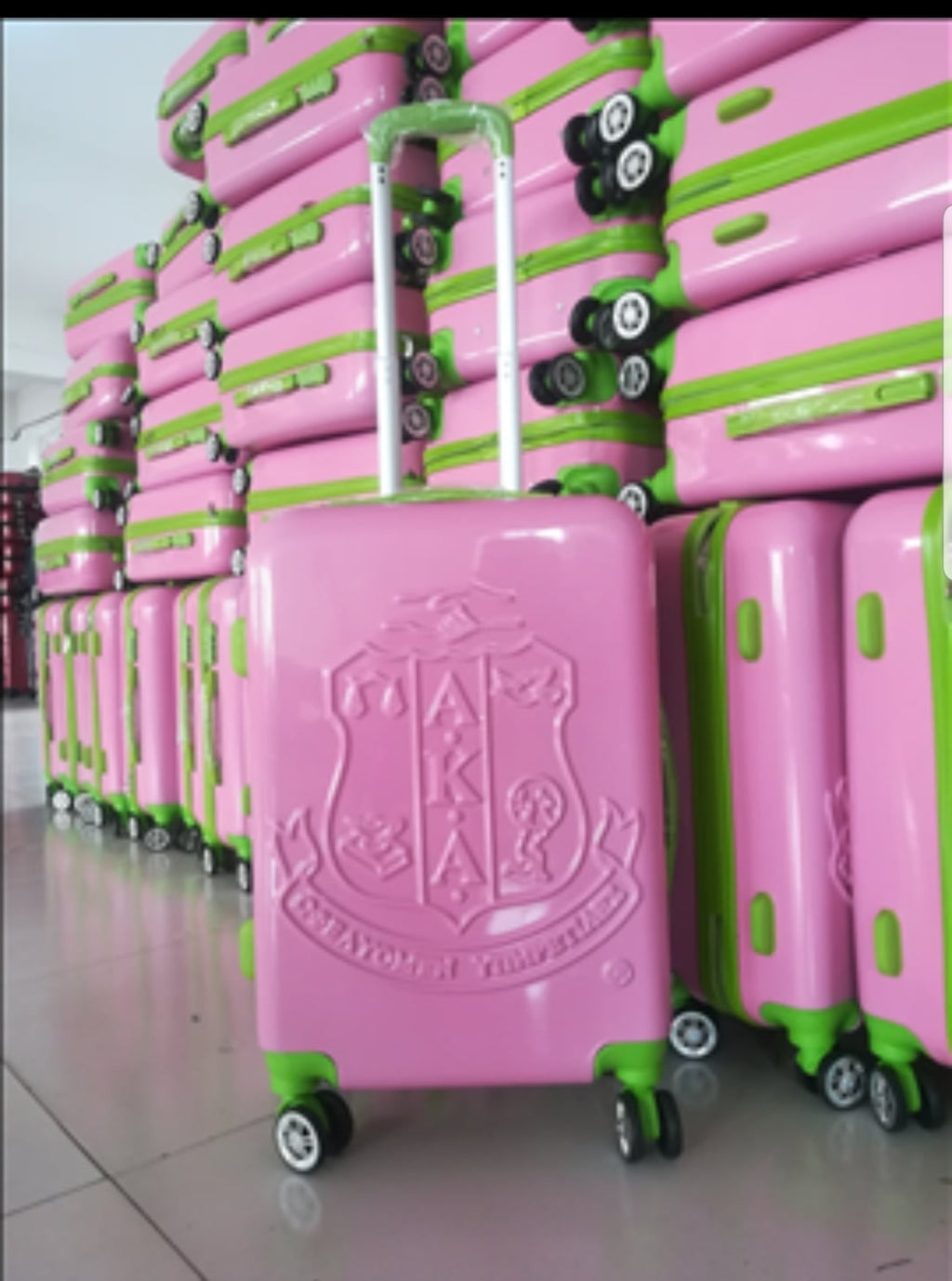 Alpha Kappa Alpha Luggage