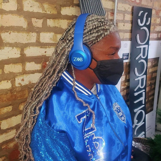 Zeta Phi Beta Blue Tooth Headphones