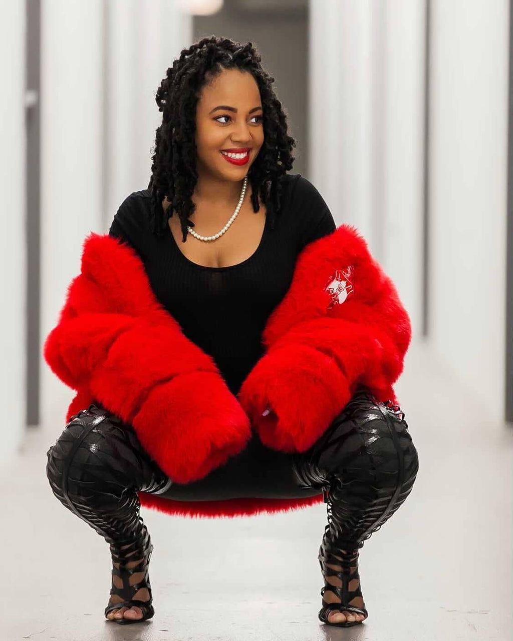 Delta Sigma Theta Fur Coat