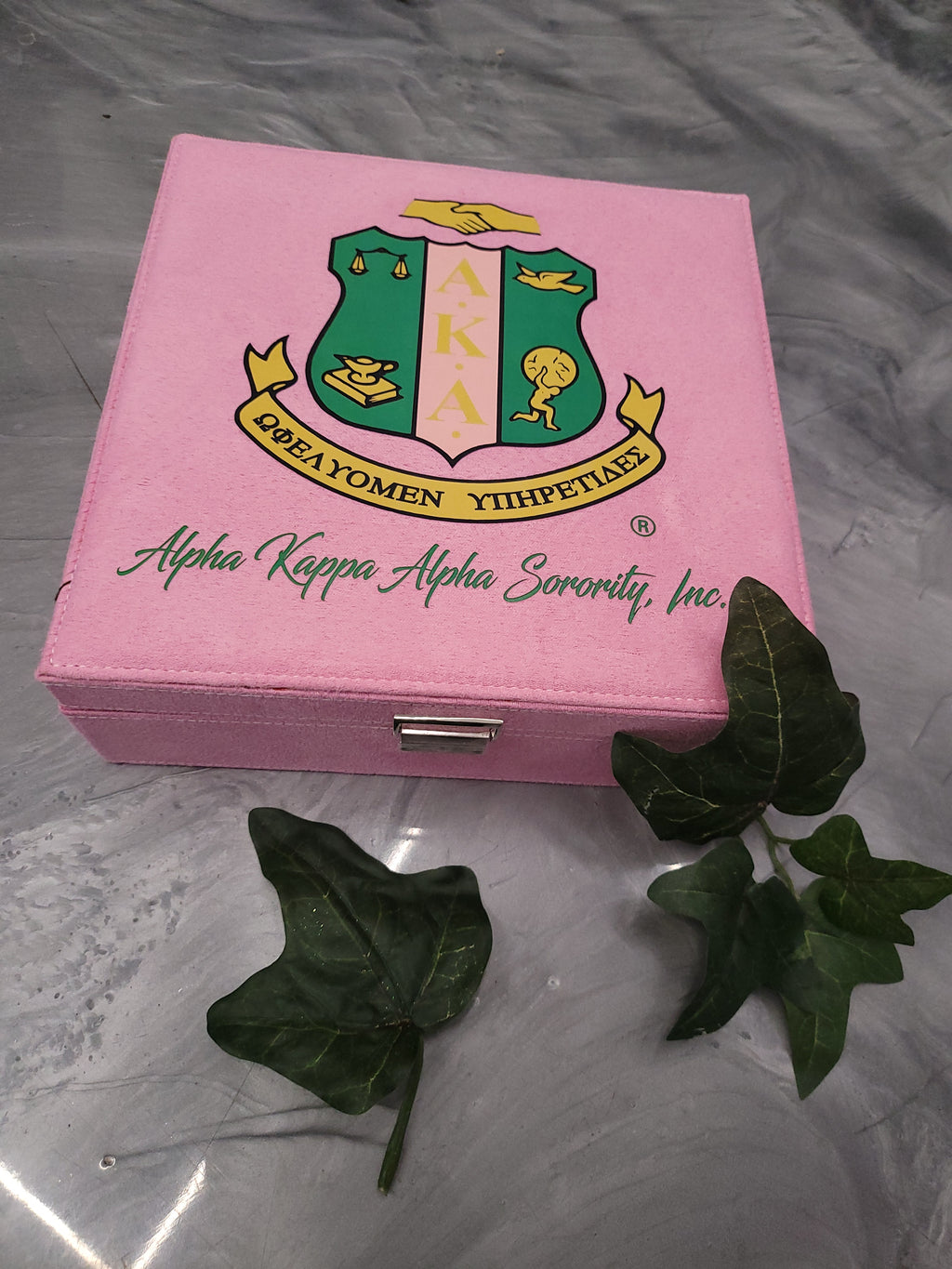 Alpha Kappa Alpha Jewelry Box