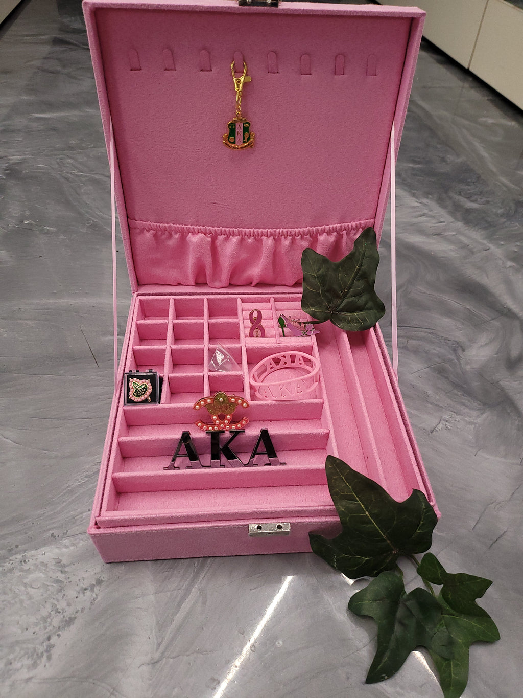 Alpha Kappa Alpha Jewelry Box