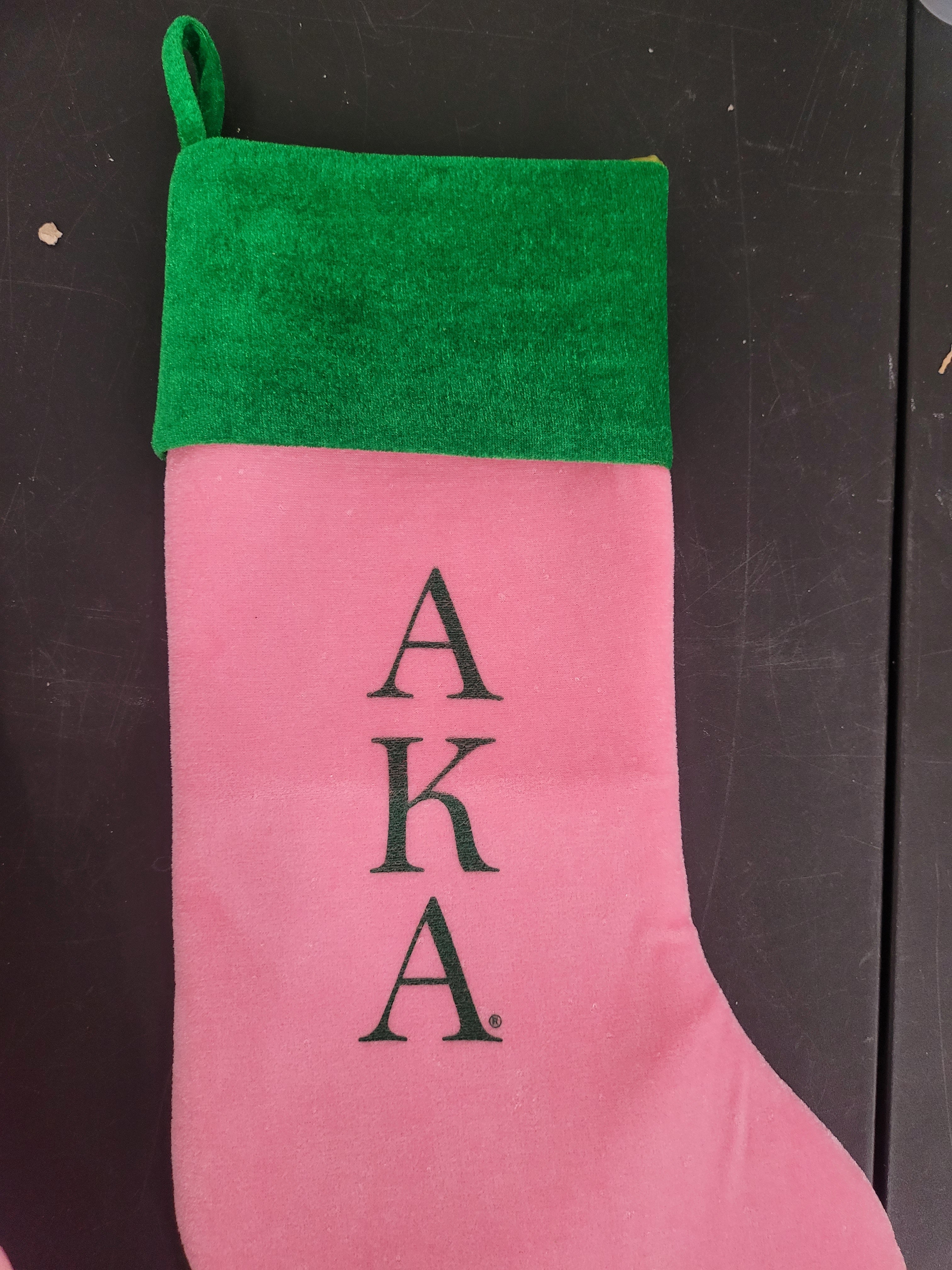 Alpha Kappa Alpha Christmas Stocking