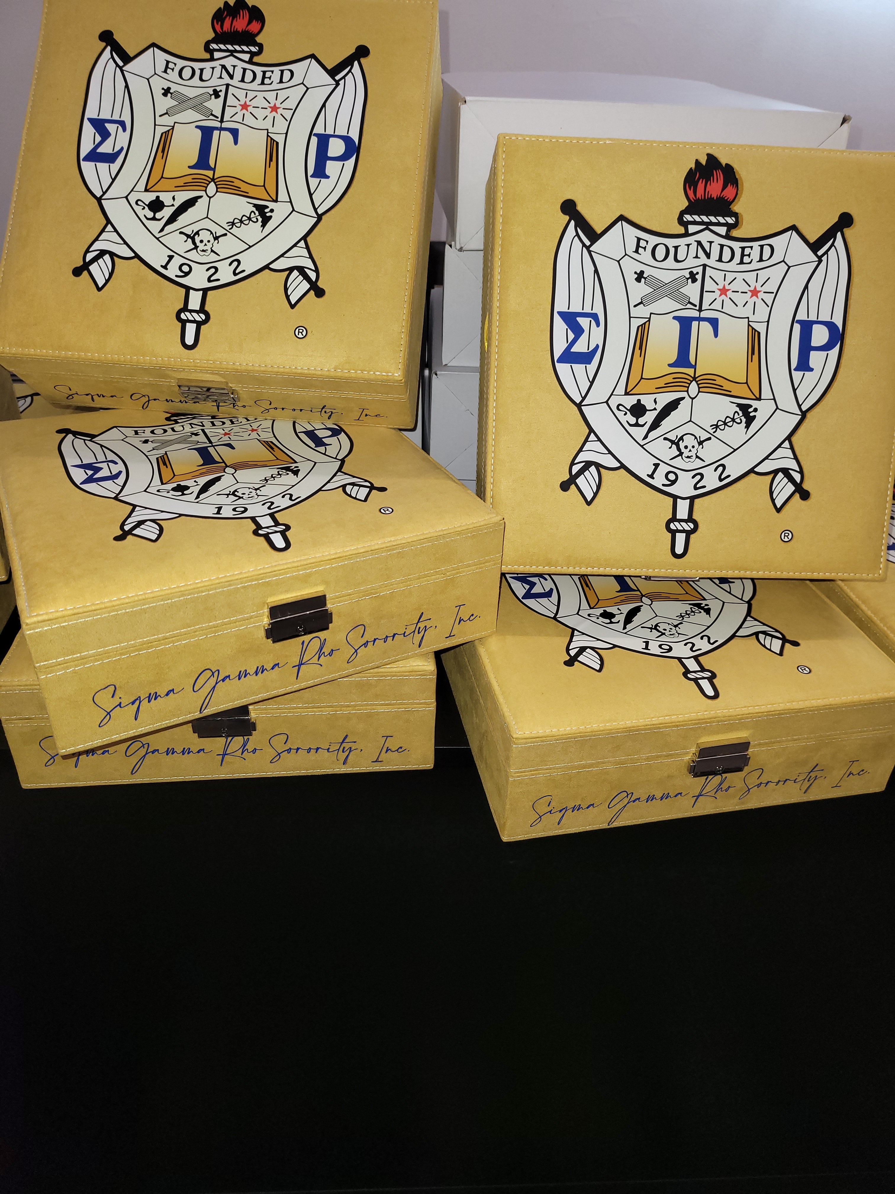 Sigma Gamma Rho Jewelry box