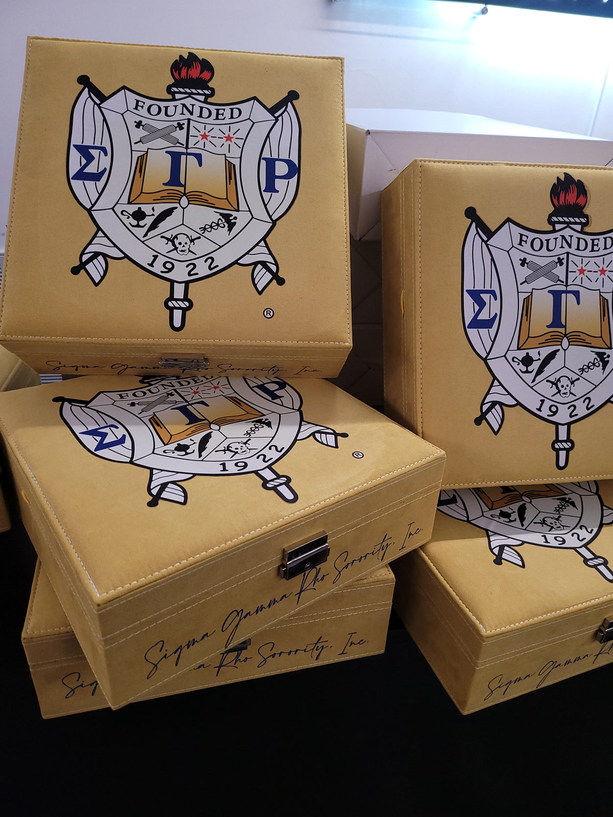 Sigma Gamma Rho Jewelry box – Sororitique Inc.