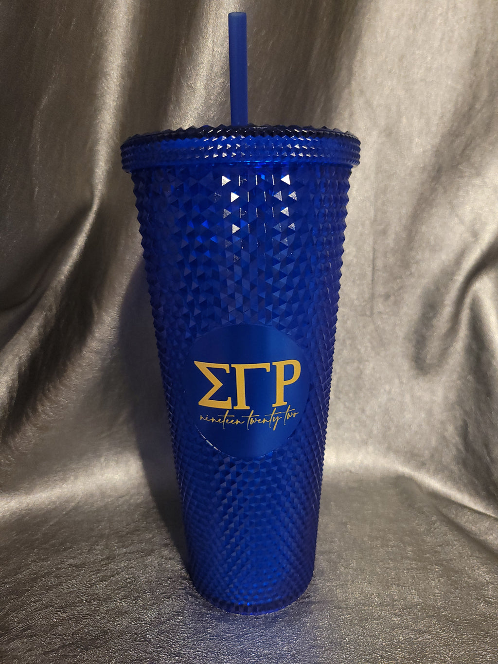 Sigma Gamma Rho Royal Blue tall tumbler