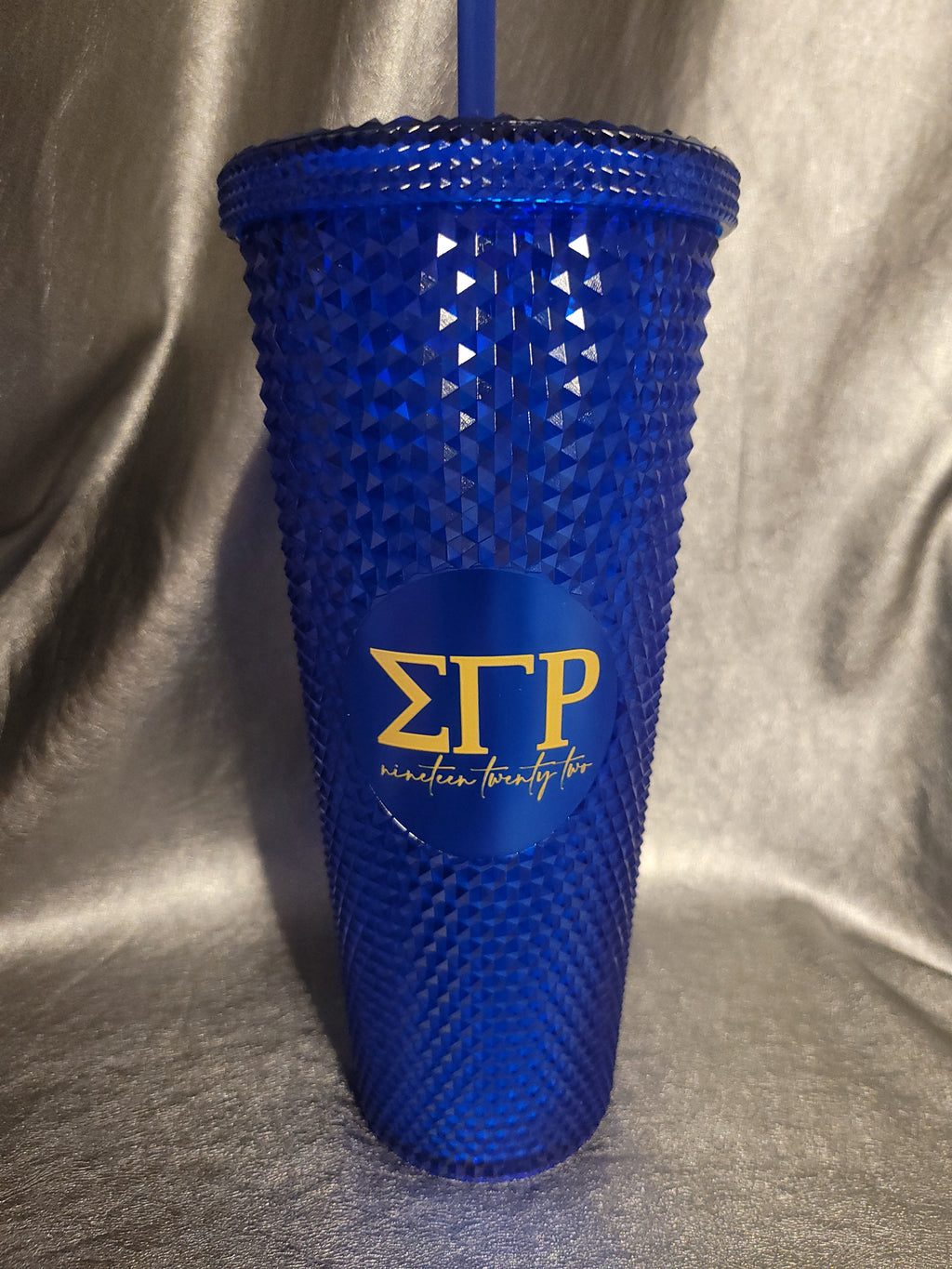 Sigma Gamma Rho Royal Blue tall tumbler