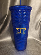 Sigma Gamma Rho Royal Blue tall tumbler