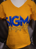 Sigma Gamma Rho (Blue and Gold) T-shirt