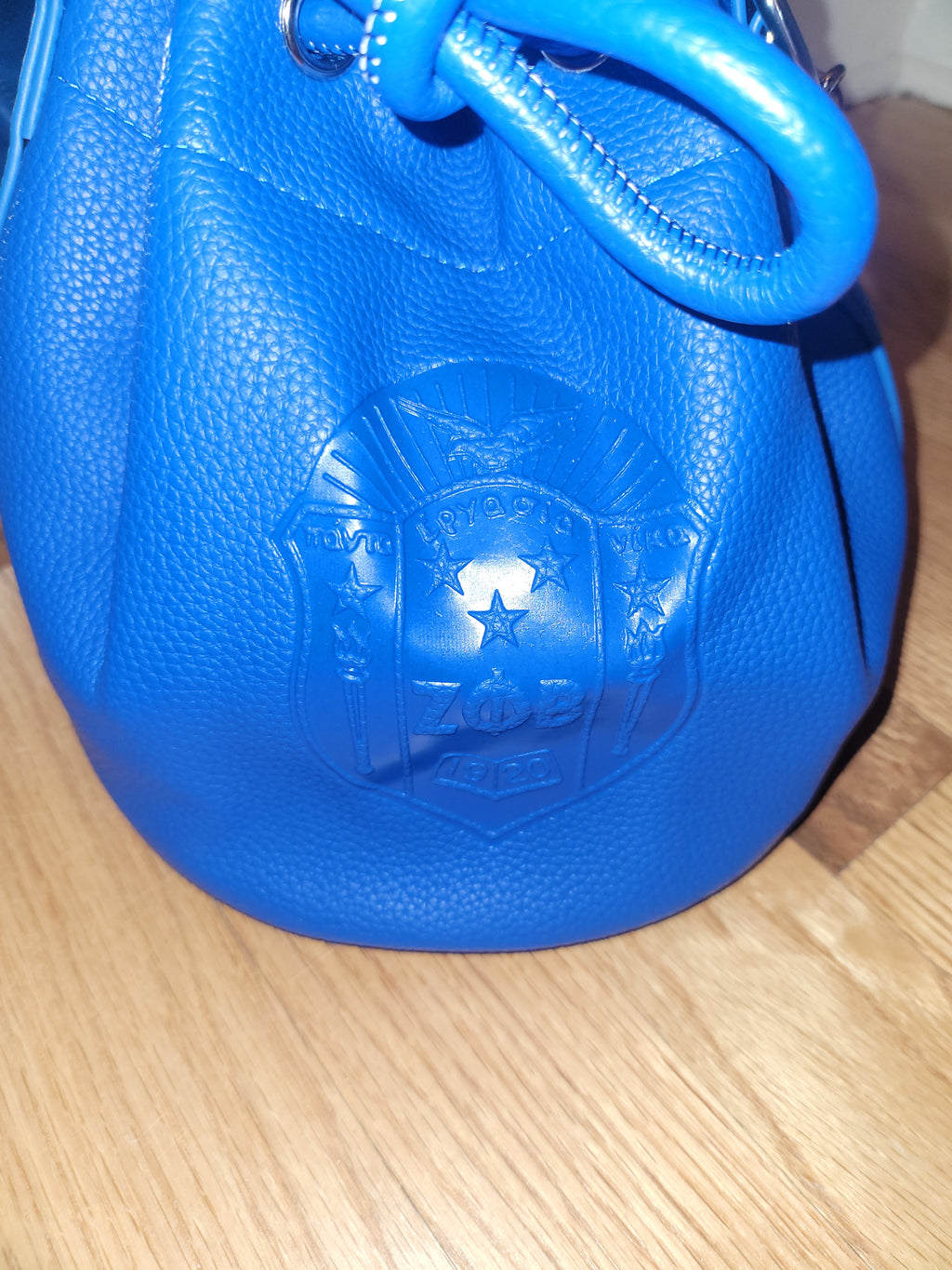 Zeta Phi Beta drawstring purse