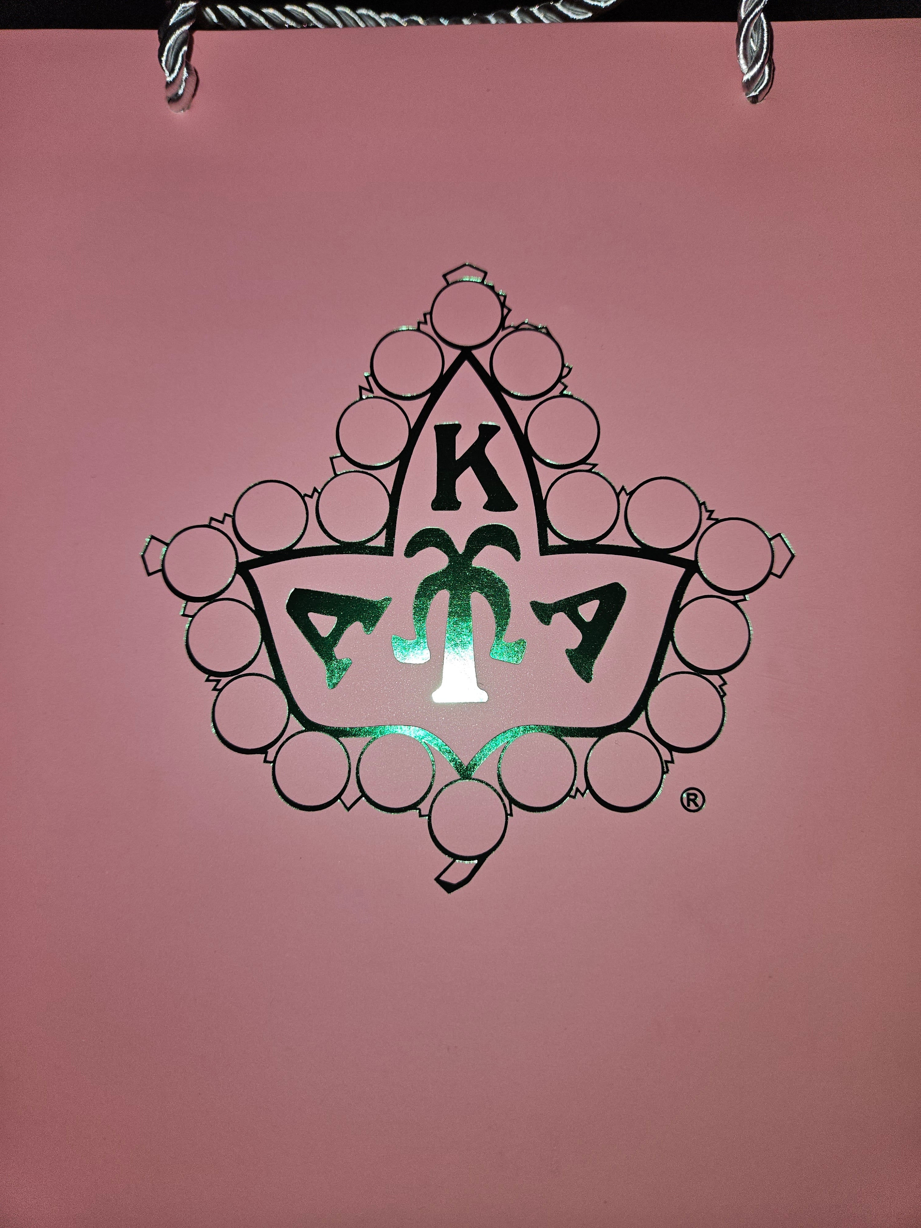 Alpha Kappa Alpha Pink Gift Bag