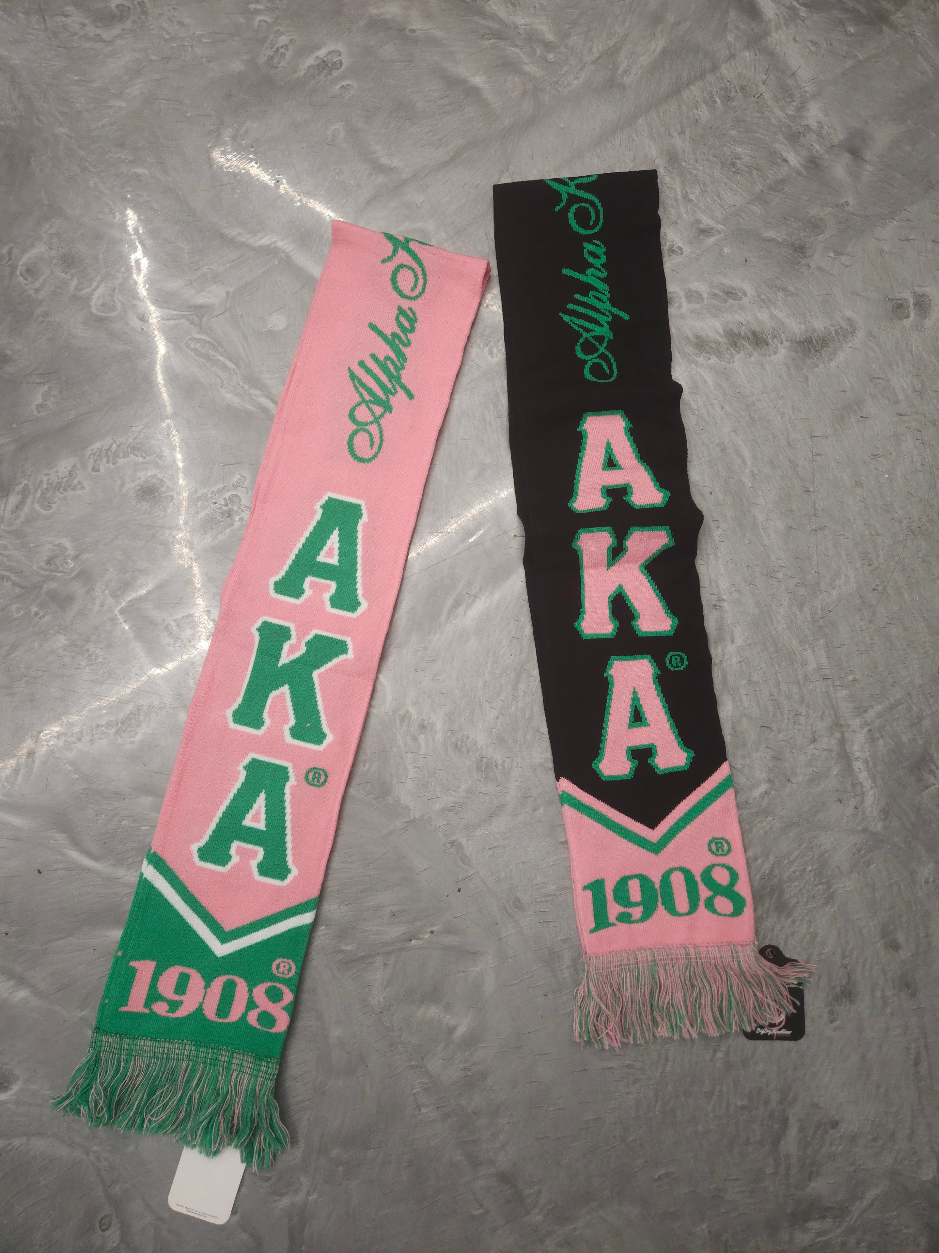 Aplha Kappa Alpha winter scarf