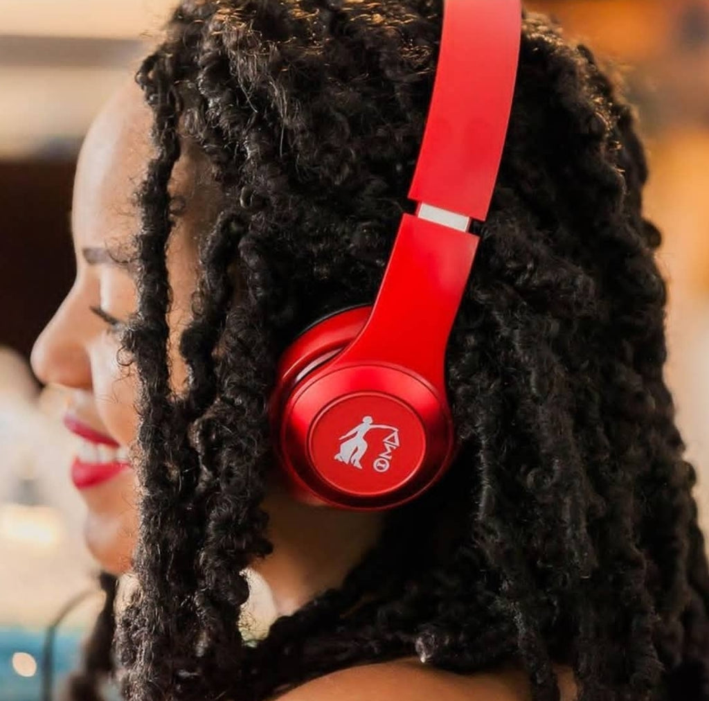 Delta Sigma Theta Blue Tooth Headphones
