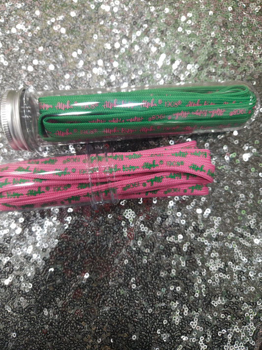 Alpha Kappa Alpha Shoe Lace (Pair)