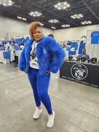 Zeta Phi Beta Fur Coat