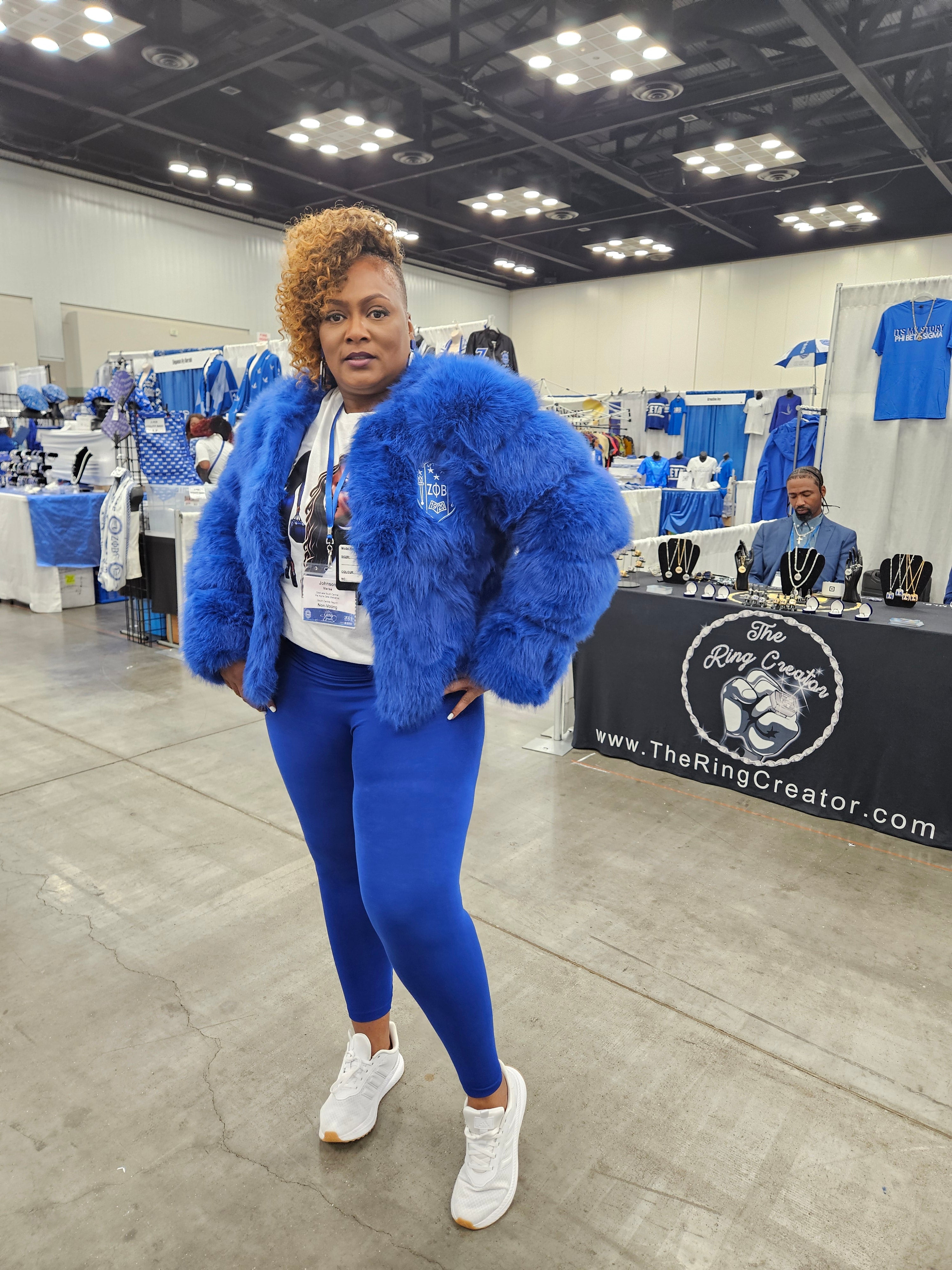 Zeta Phi Beta Fur Coat