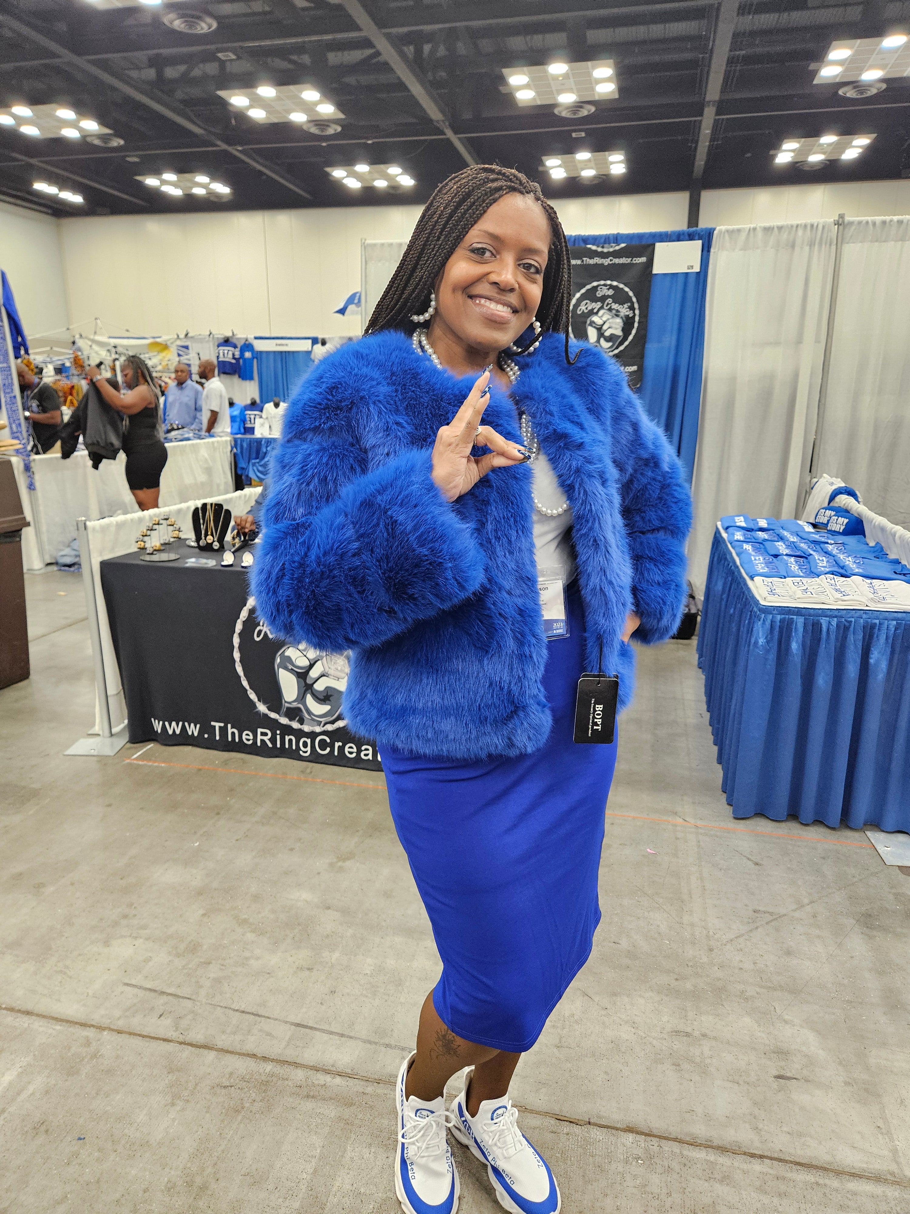 Zeta Phi Beta Fur Coat