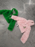 Alpha Kappa Alpha CROP Fur Coat