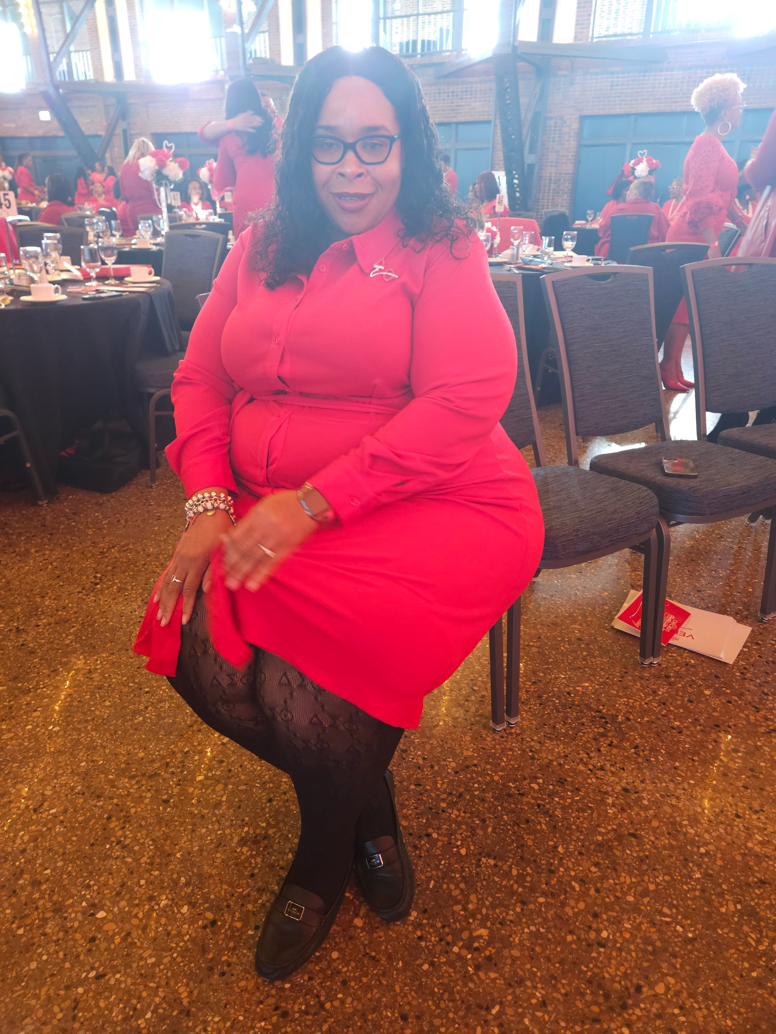 Delta Sigma Theta Fishnet Hosiery