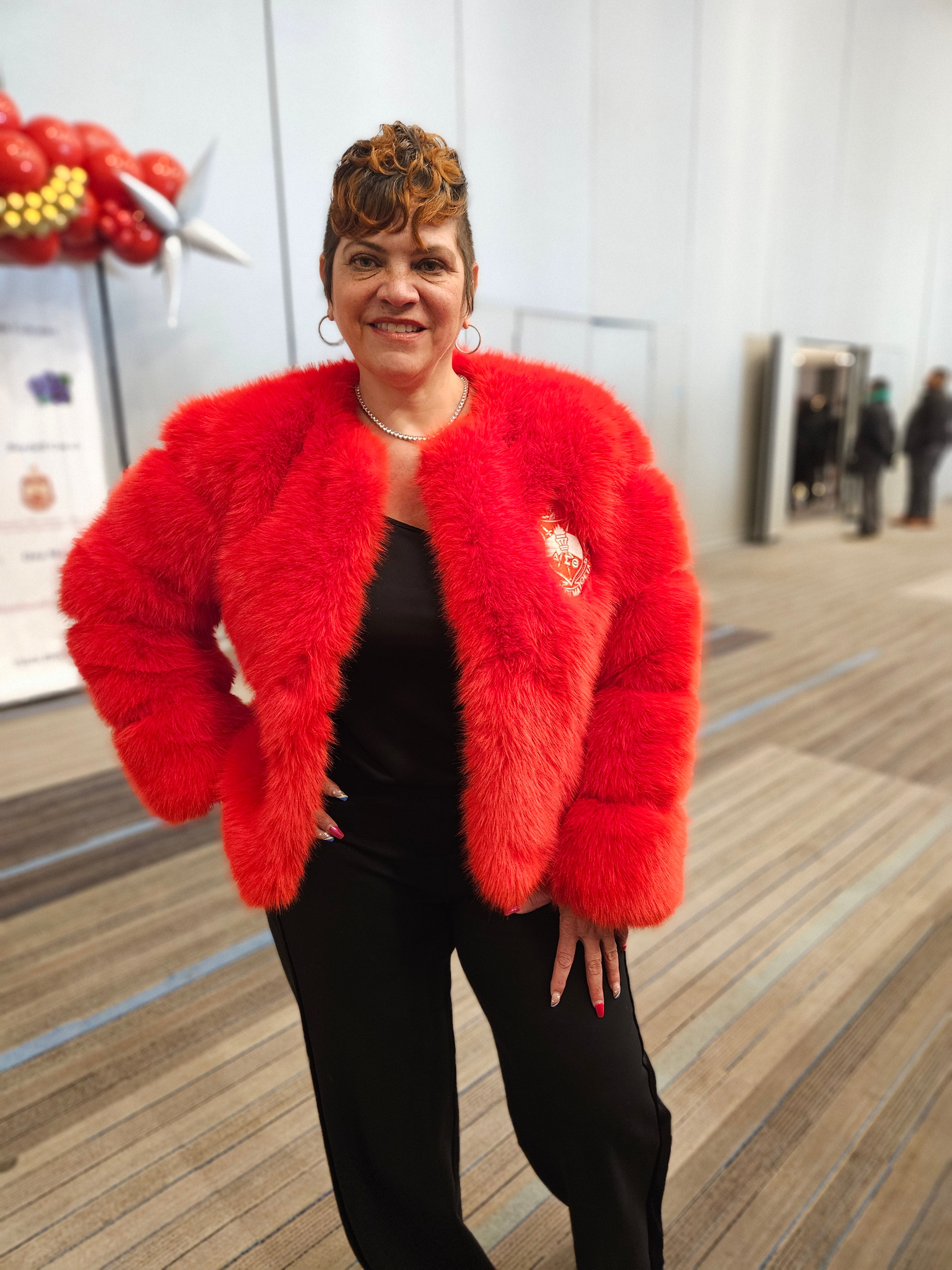 Delta Sigma Theta Fur Coat