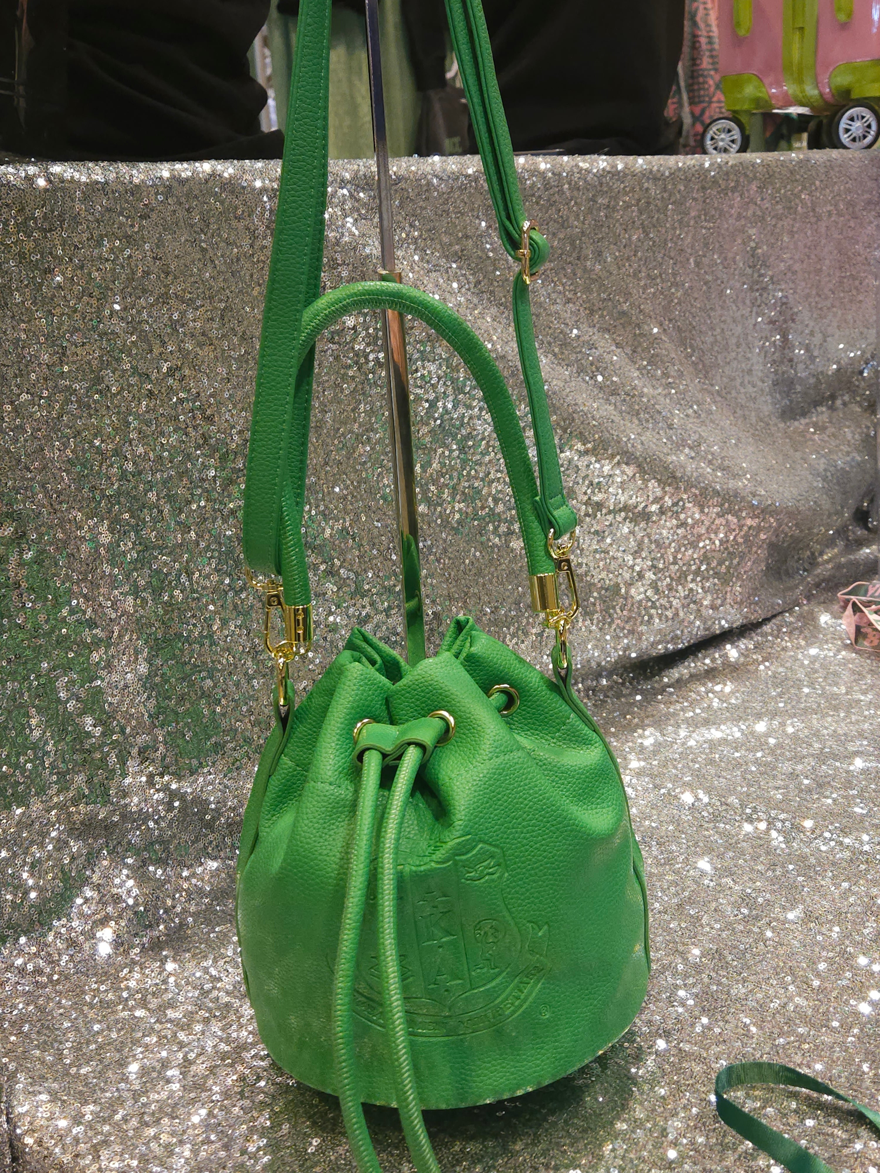 Alpha Kappa Alpha drawstring-purse