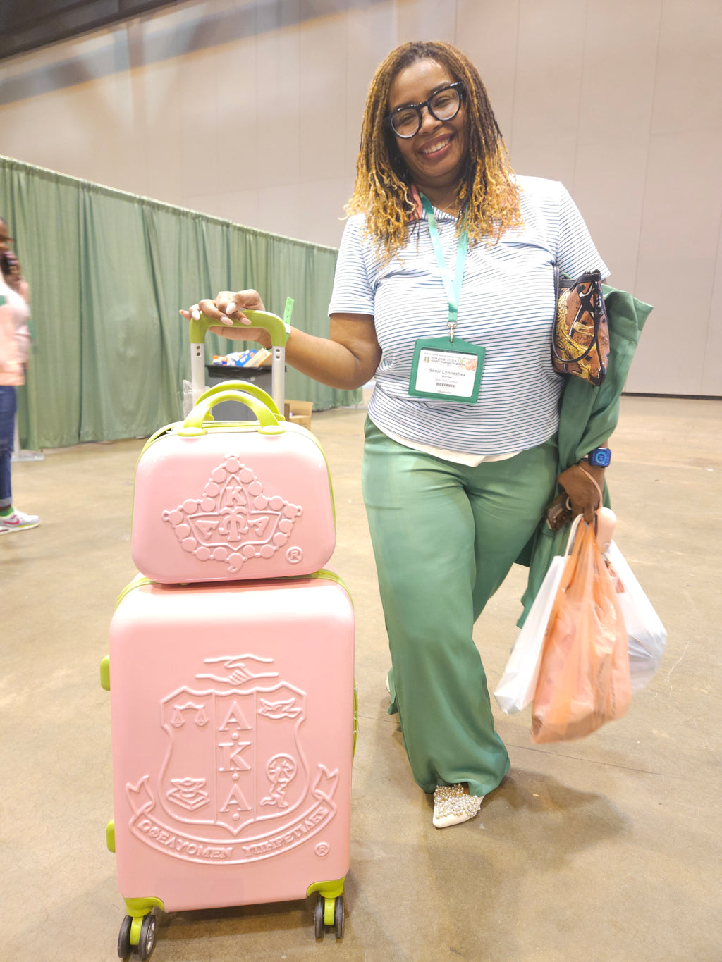 Alpha Kappa Alpha Luggage