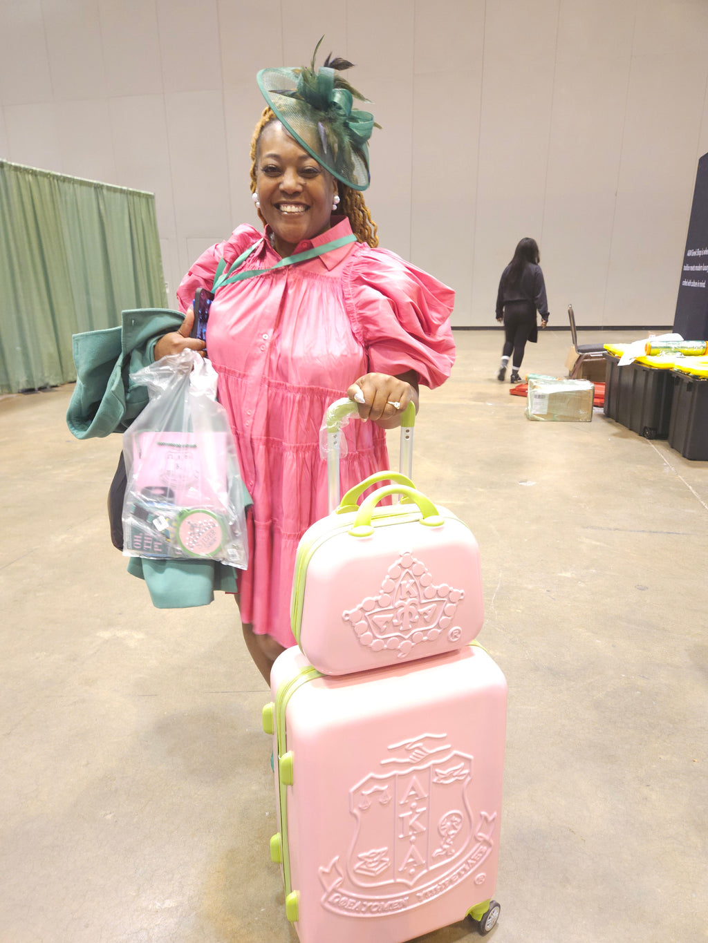 Alpha Kappa Alpha Luggage