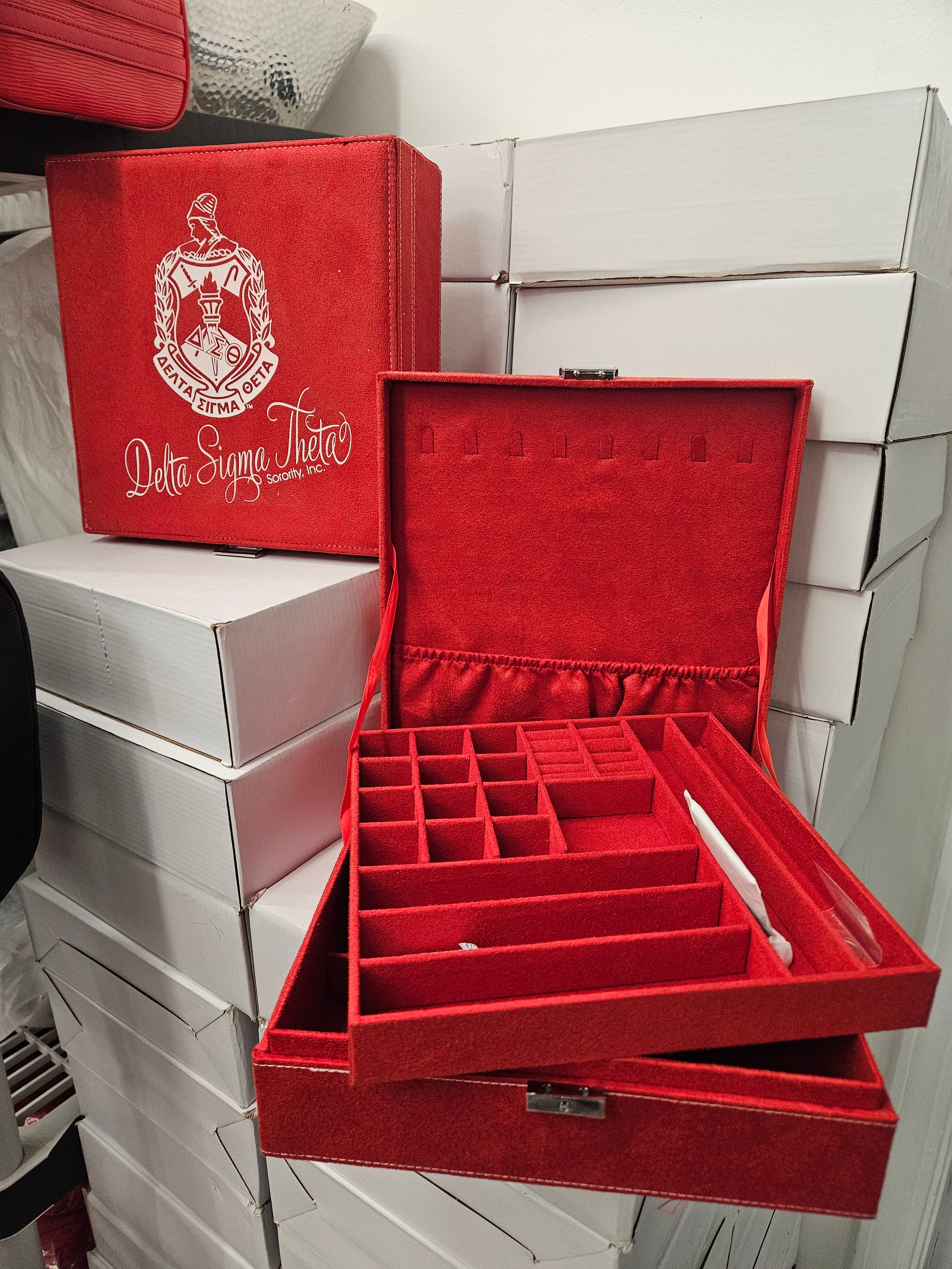 Delta Sigma Theta Jewelry Box