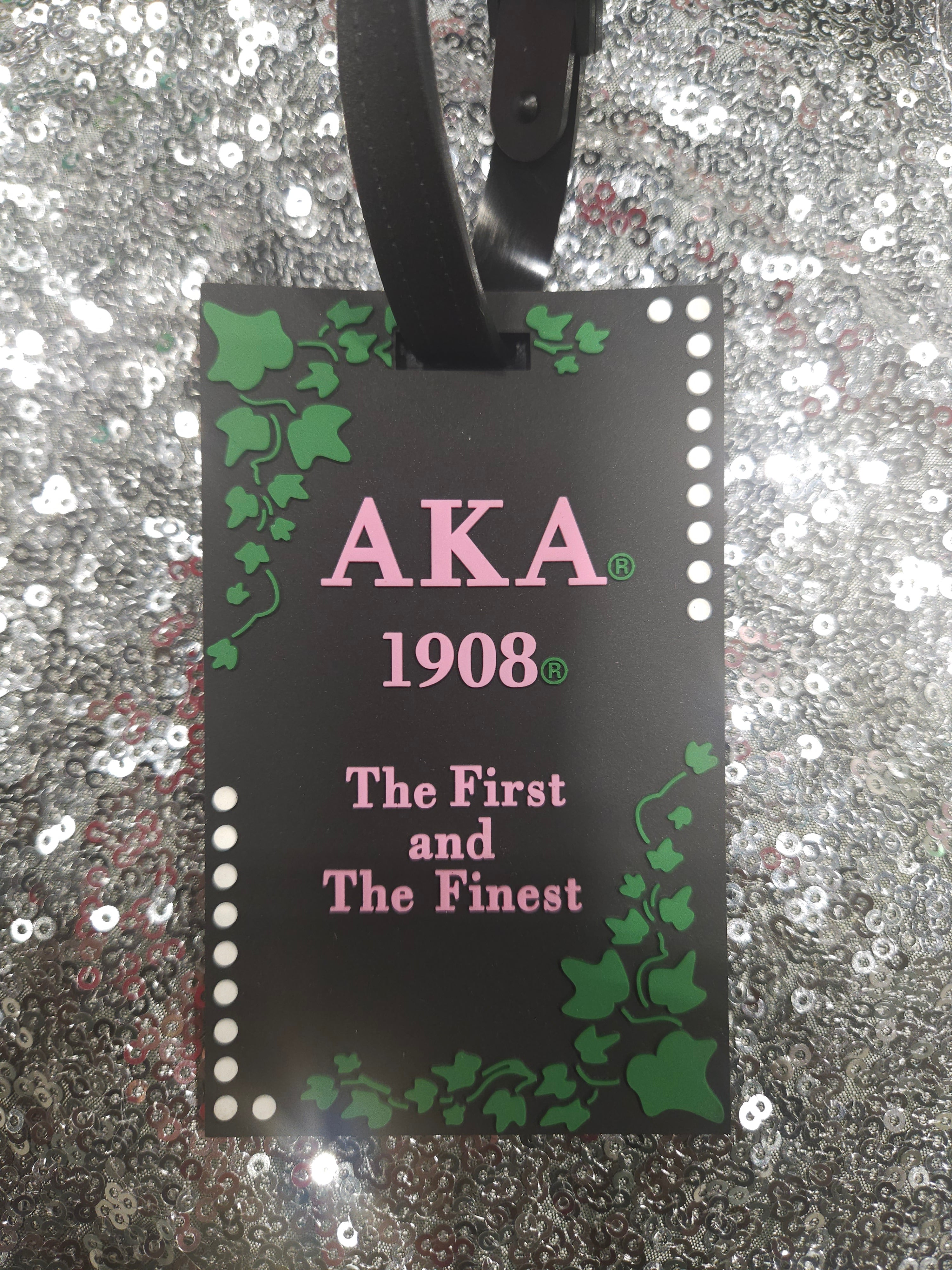 Alpha Kappa Alpha Luggage Tag