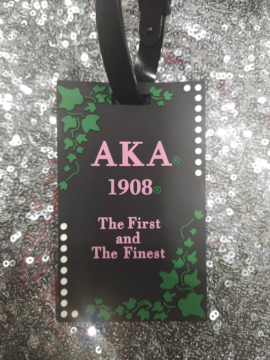 Alpha Kappa Alpha Luggage Tag