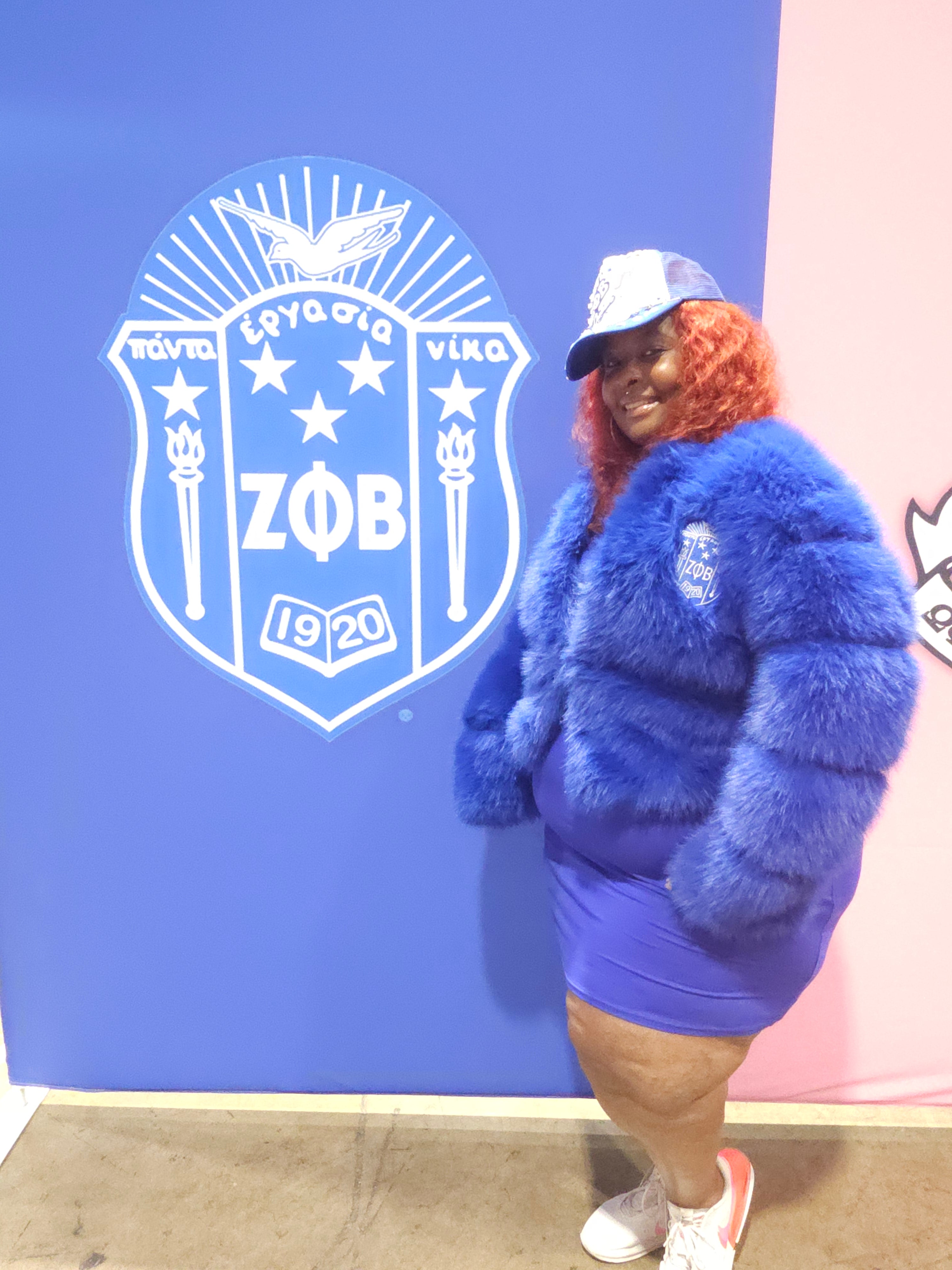 Zeta Phi Beta Fur Coat
