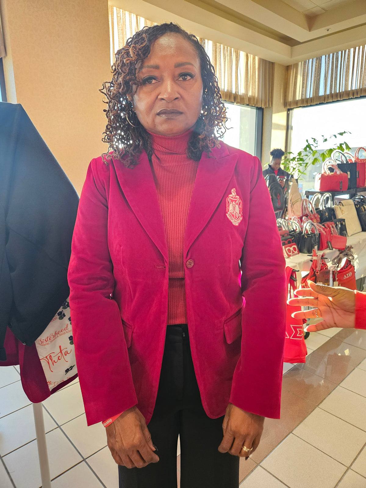 PRESALE -Delta Sigma Theta Velvet blazer