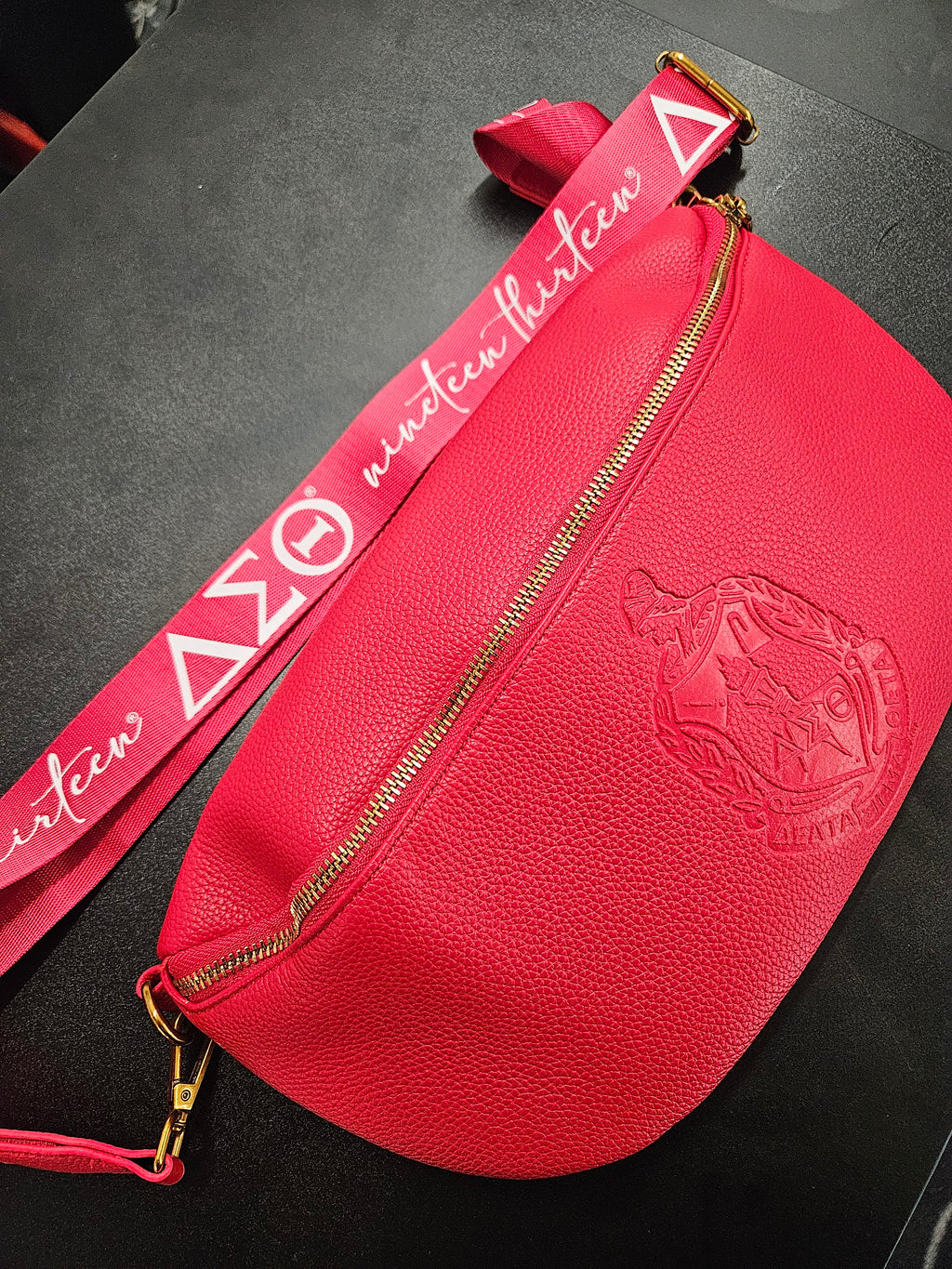 Delta Sigma Theta Crossbody Fanny Pack Purse