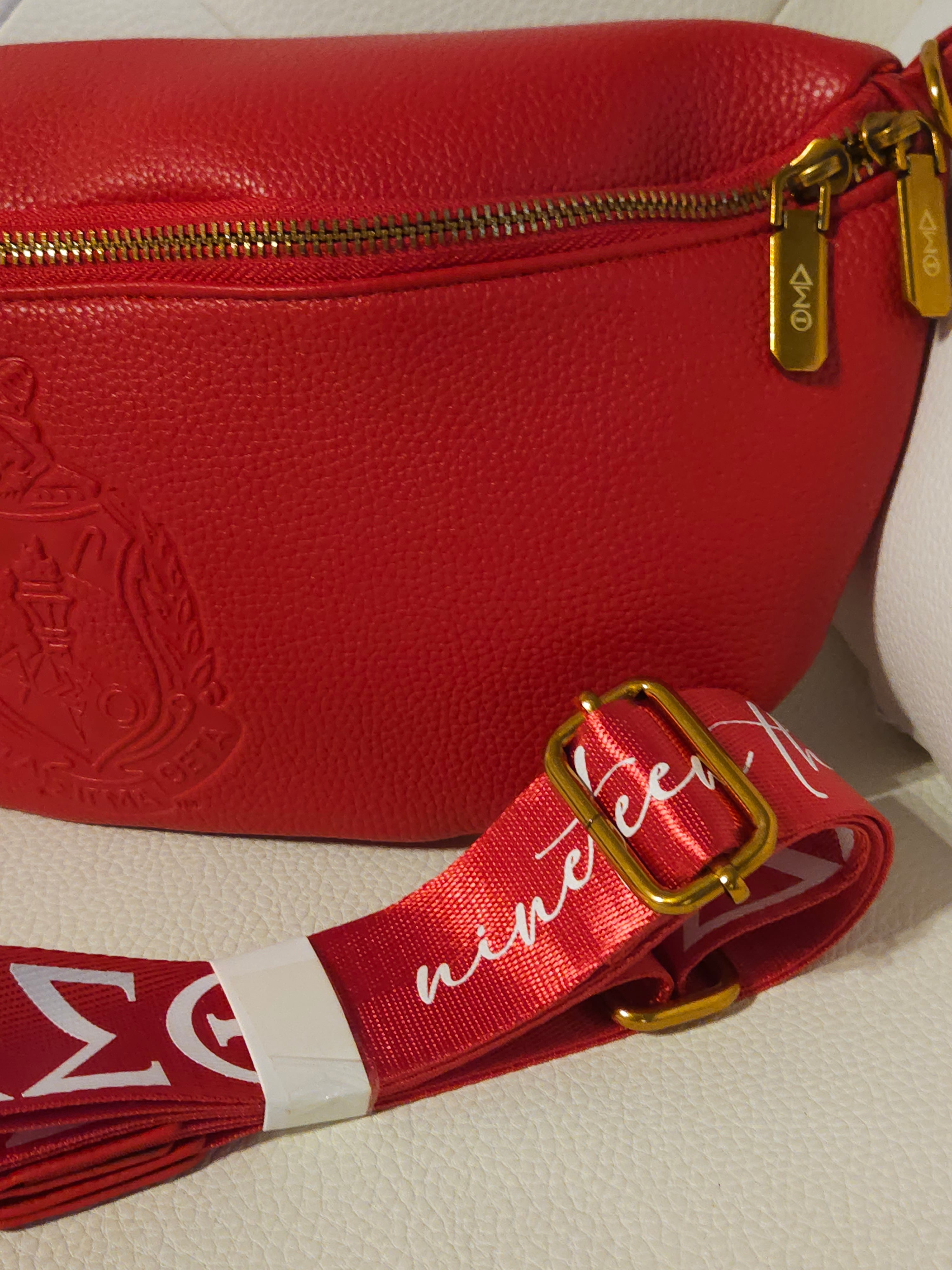 Delta Sigma Theta Crossbody Fanny Pack Purse