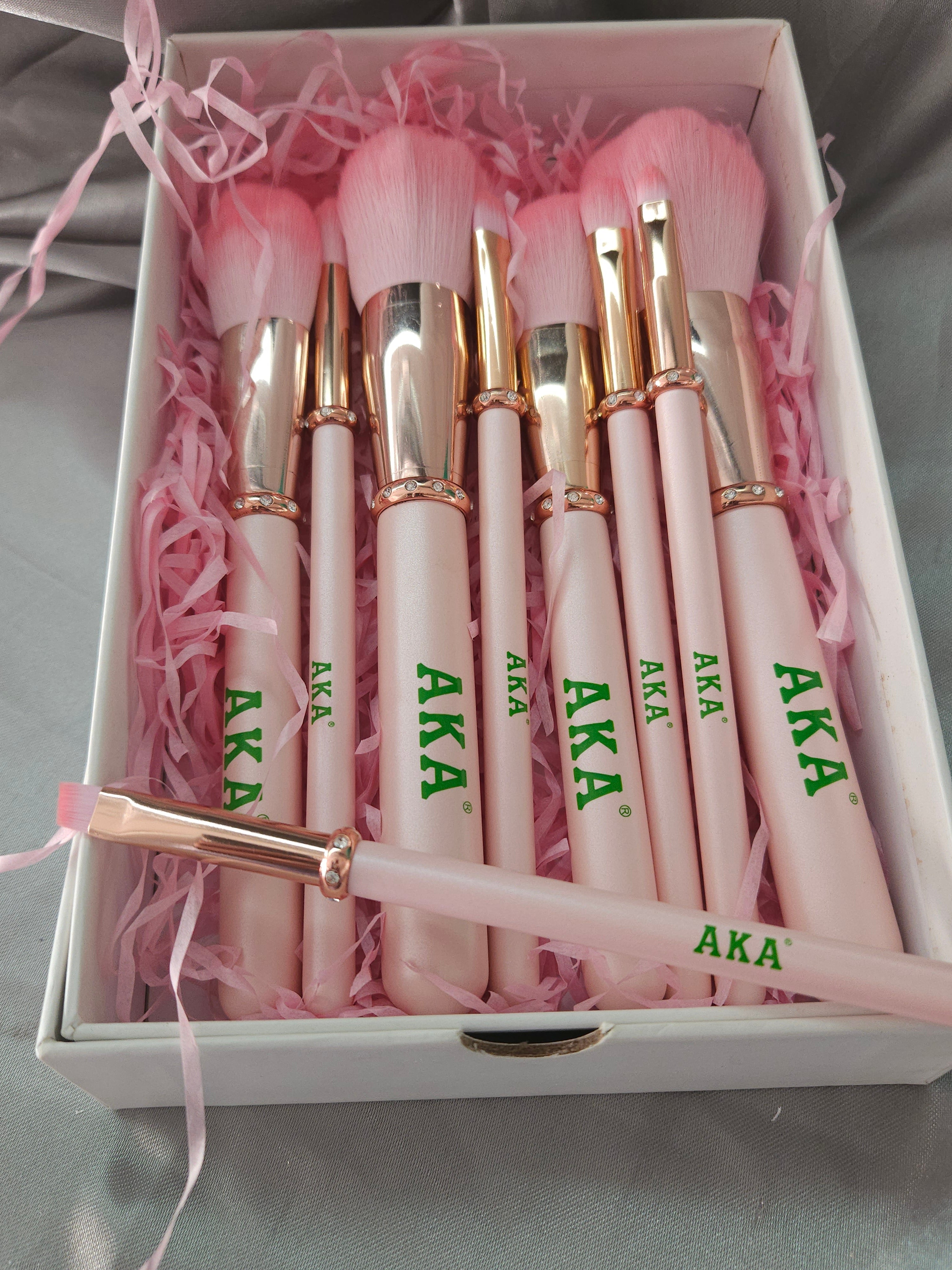 Alpha Kappa Alpha Makeup Brushes