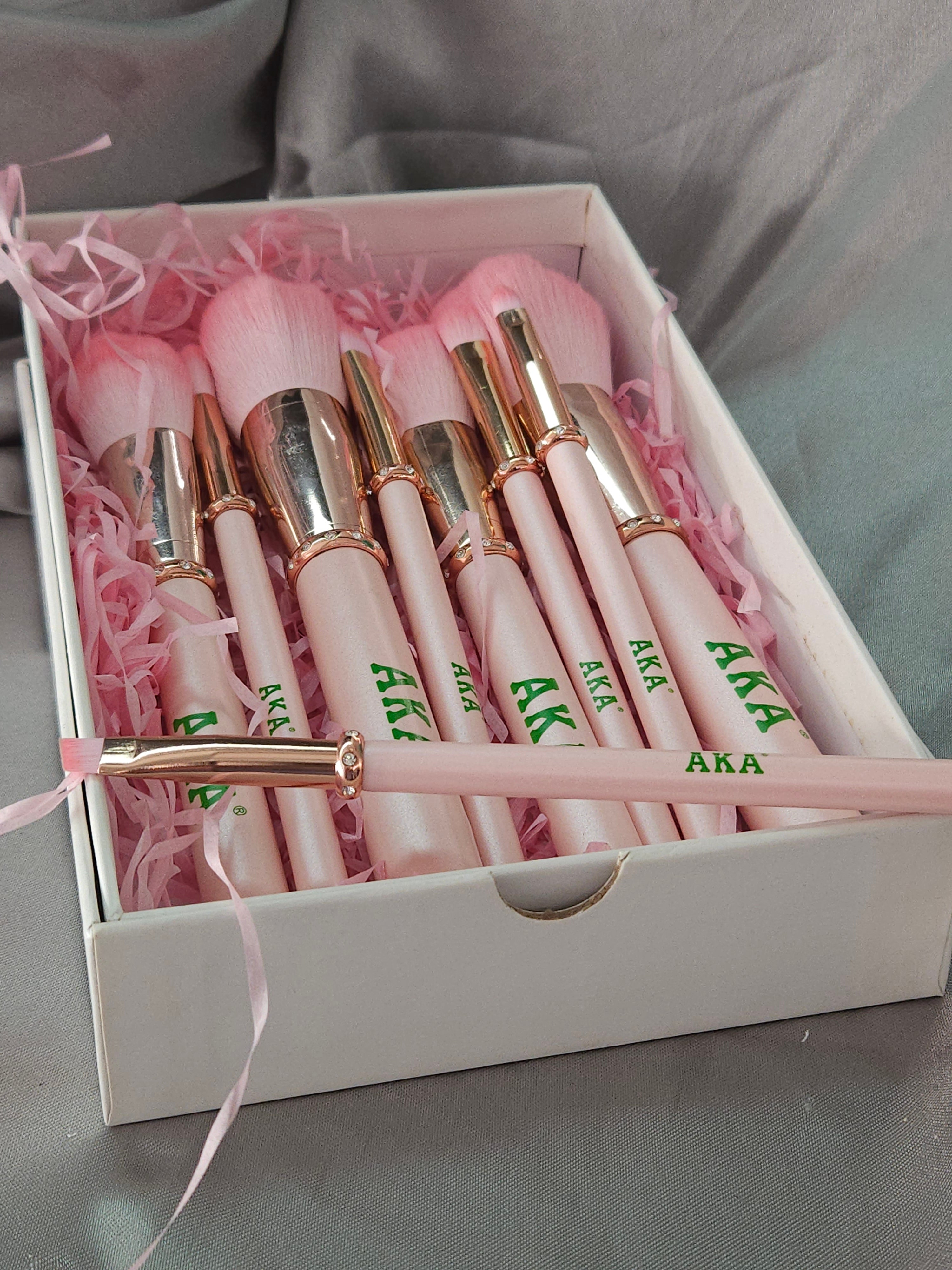 Alpha Kappa Alpha Makeup Brushes