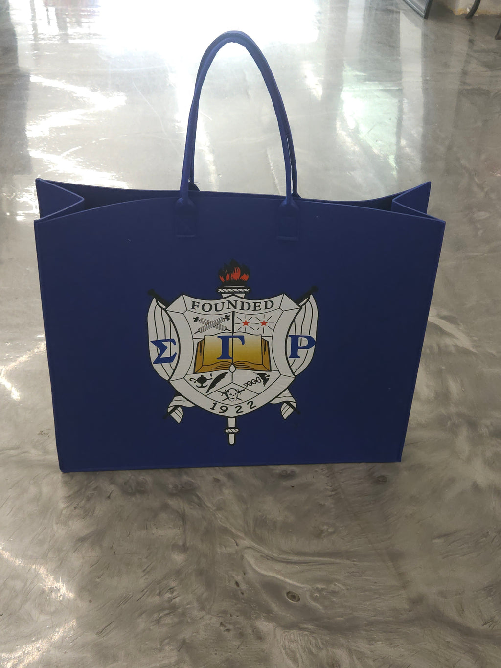 Sigma Gamma Rho Oversize felt bag