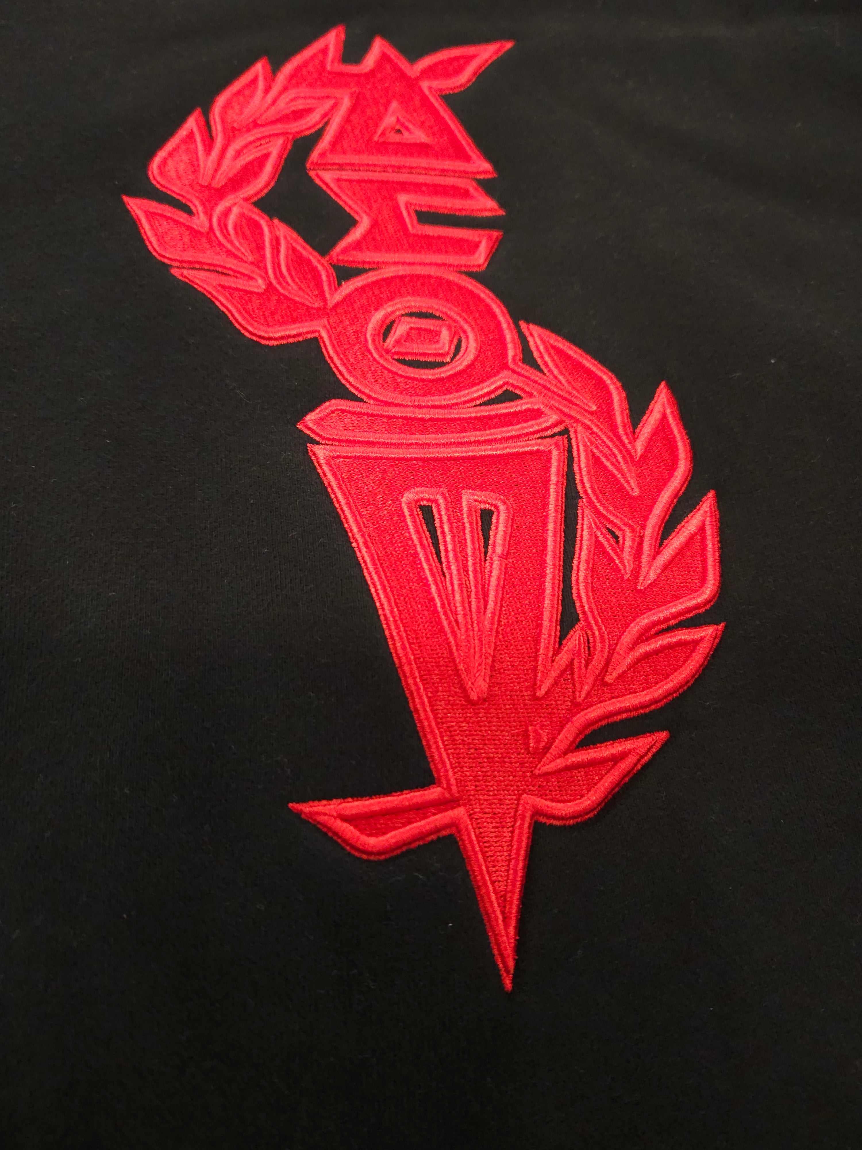 Delta Sigma Theta Torch of Wisdom Off Shoulder Sweatshirt