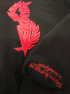 Delta Sigma Theta Torch of Wisdom Off Shoulder Sweatshirt