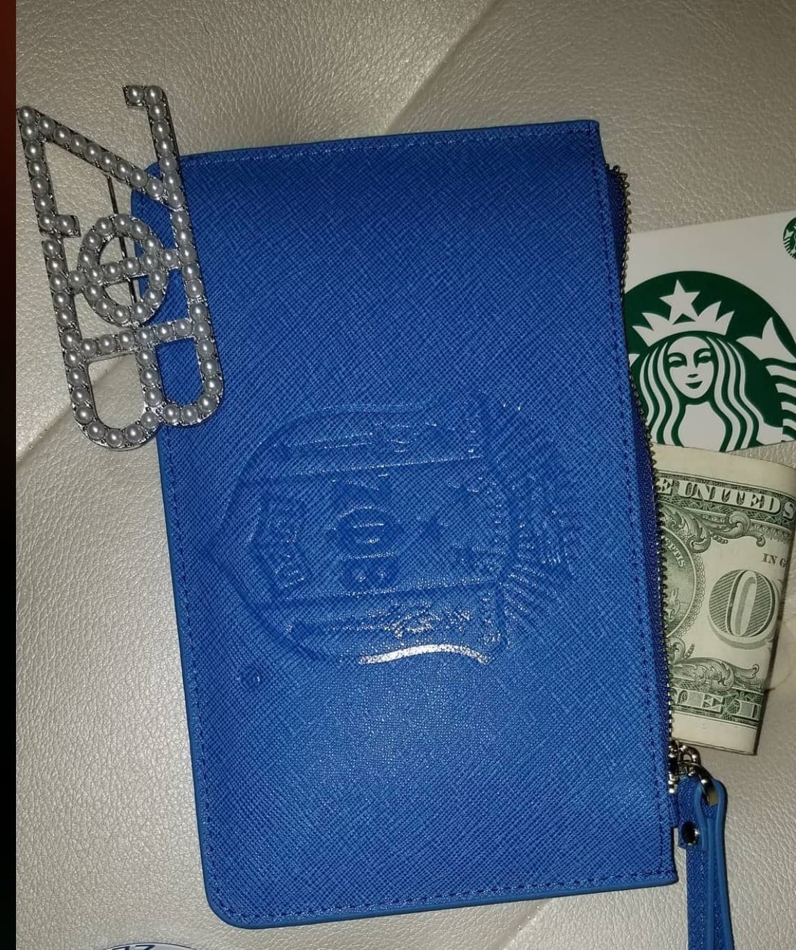 Zeta Phi Beta Wristlet