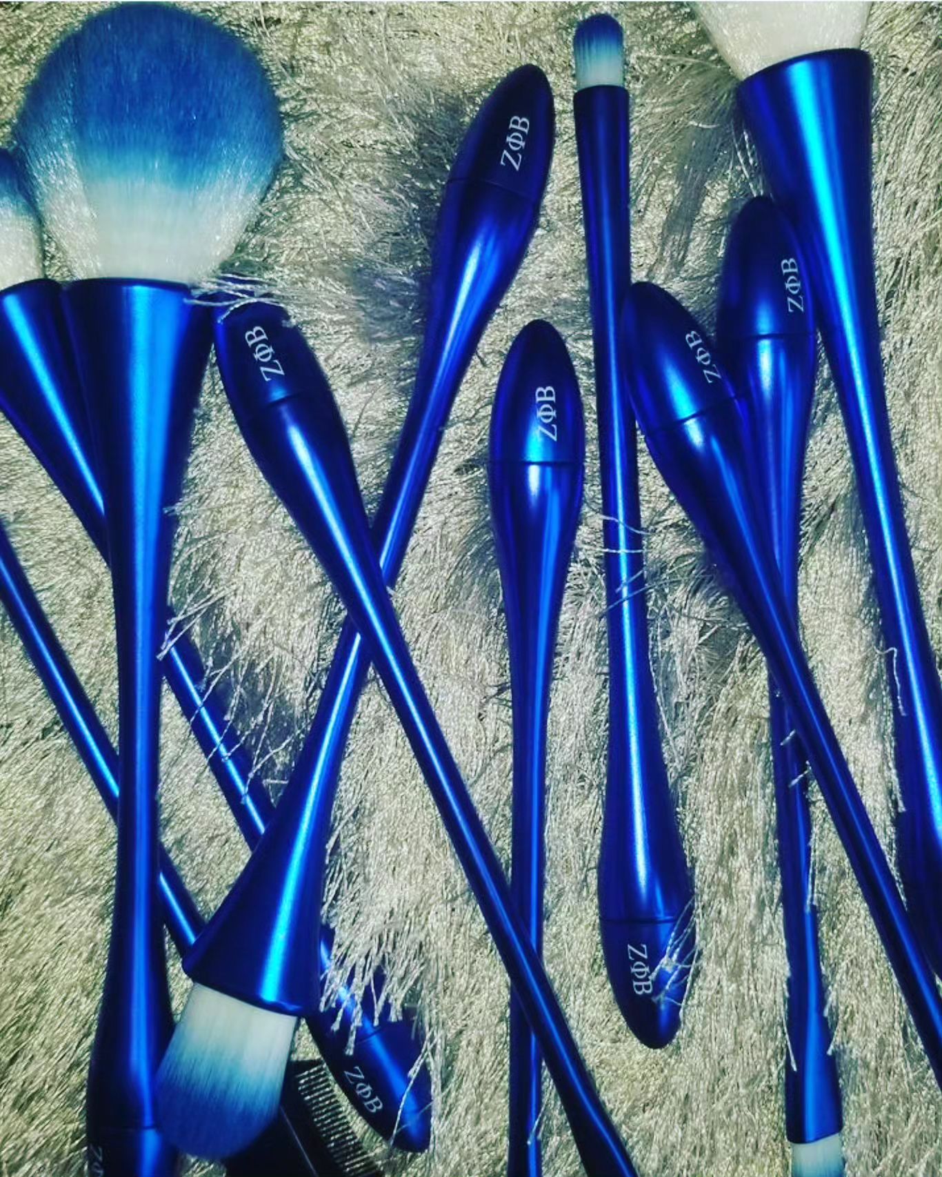 Zeta Phi Beta Makeup brushes
