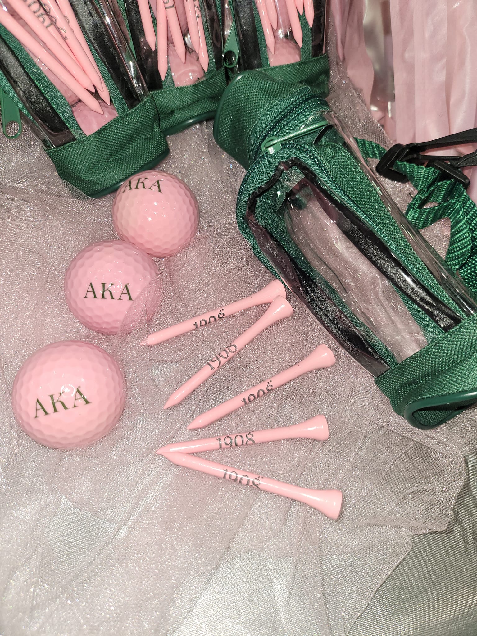 Alpha Kappa Alpha Gold Balls & Tee
