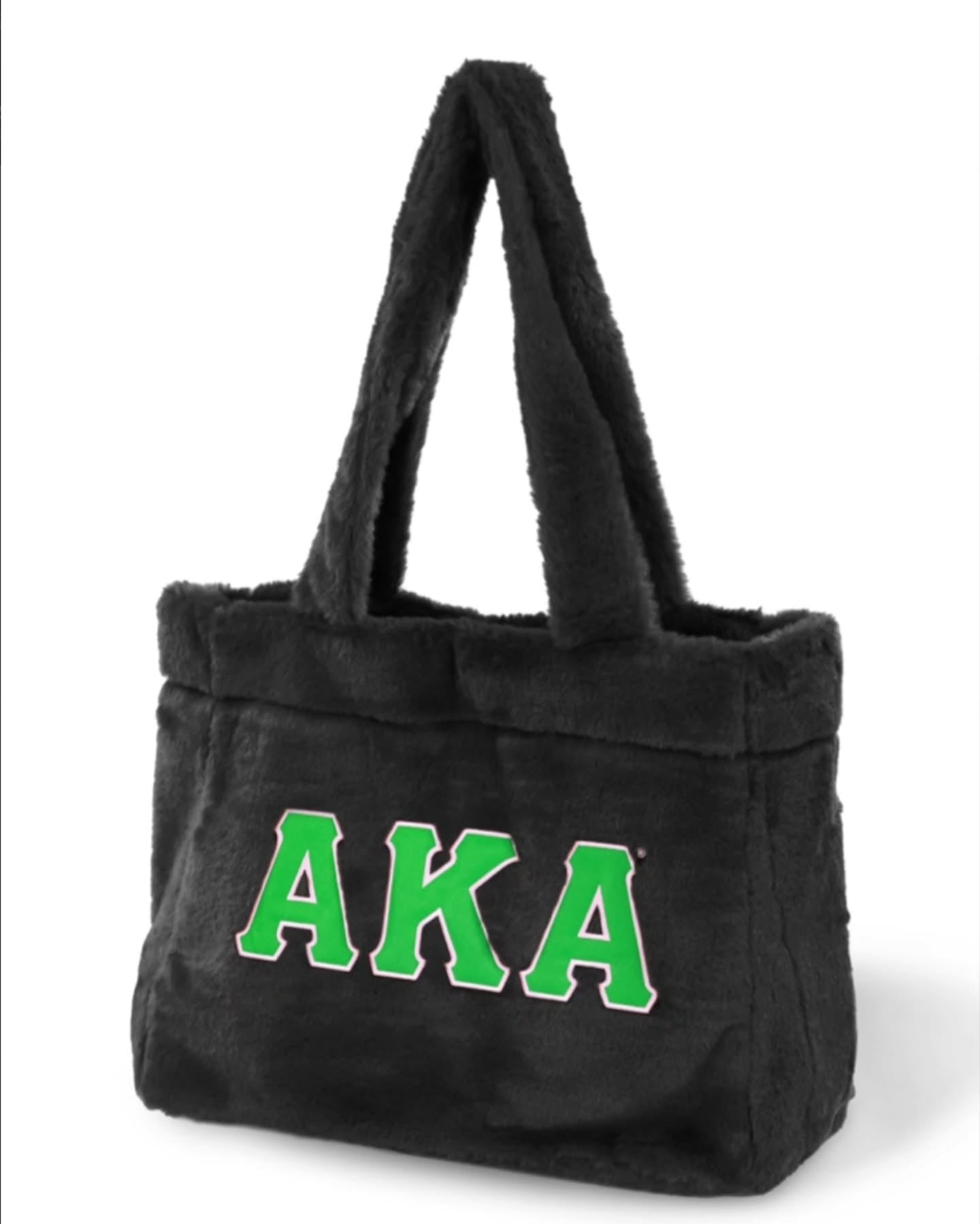 Alpha Kappa Alpha Fur bag
