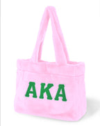 Alpha Kappa Alpha Fur bag