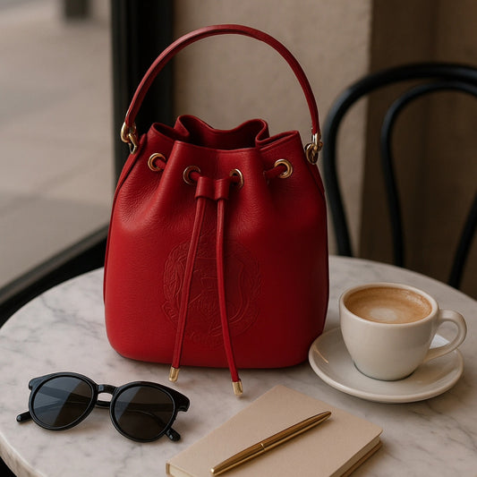 Delta Sigma Theta Drawstring crossbody