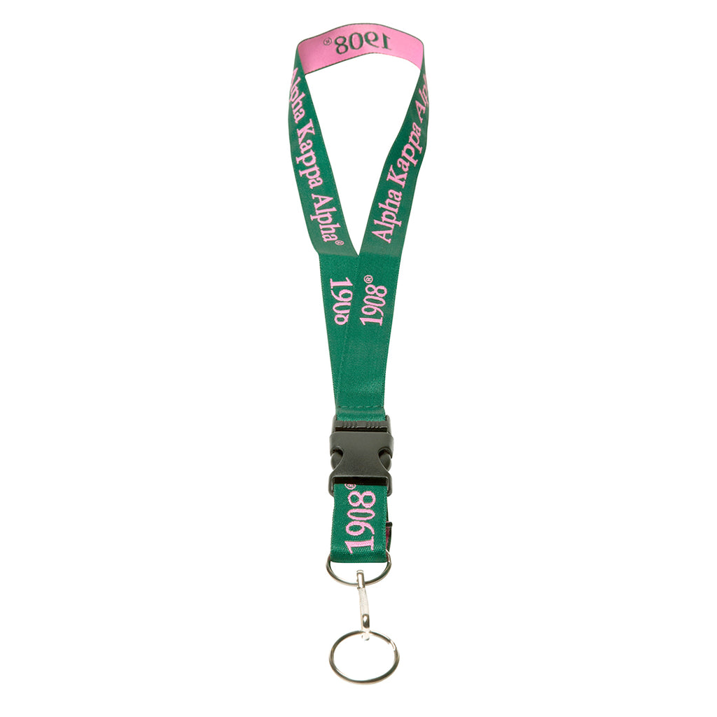 Alpha Kappa Alpha lanyard