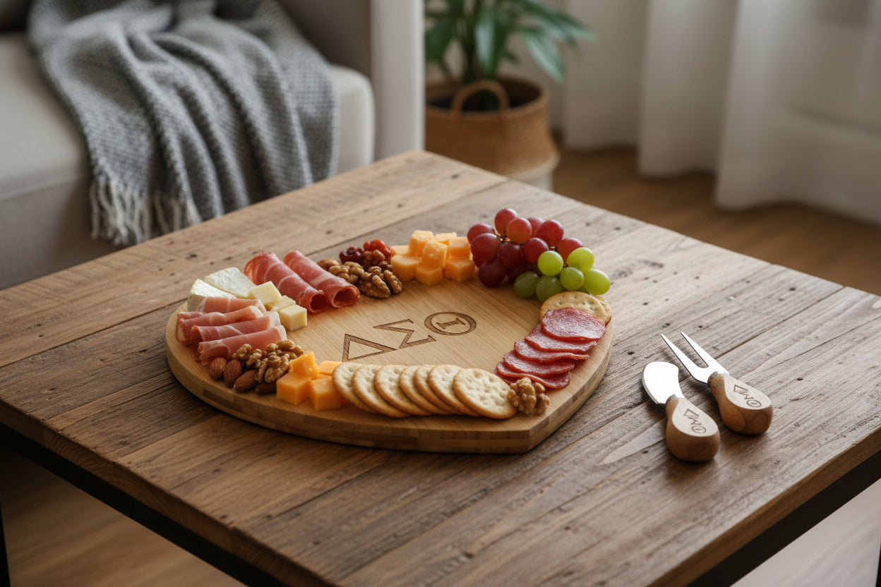 Delta Sigma Theta Charcuterie Board - July 15, 2026 Ship date