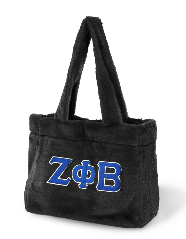 Zeta Phi Beta Fur bag
