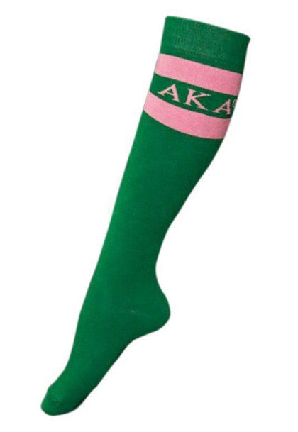 Alpha Kappa Alpha Knee High Sock